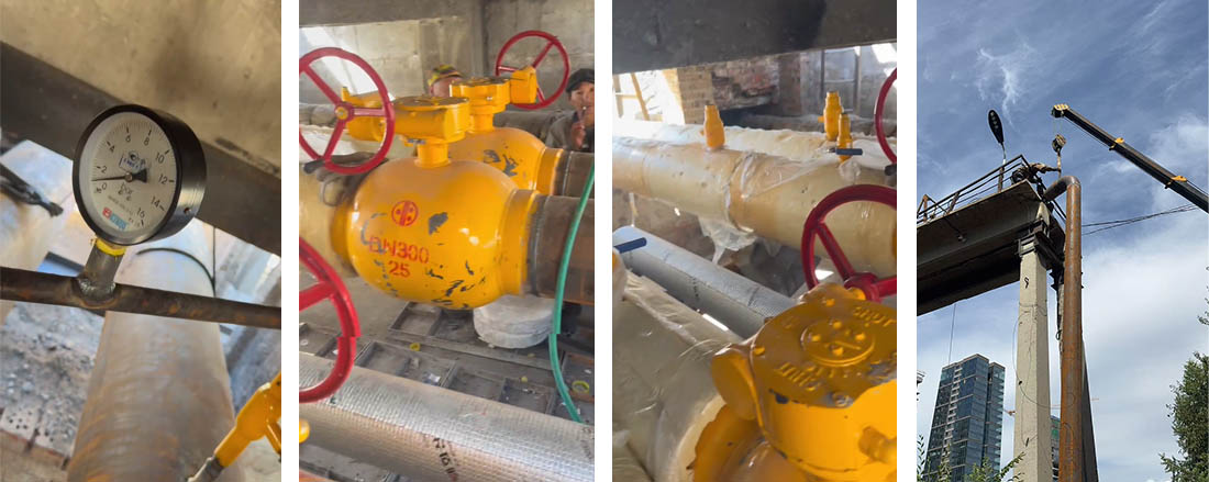 Full Welded Ball Valve Project for Community District Heating System in Mongolia